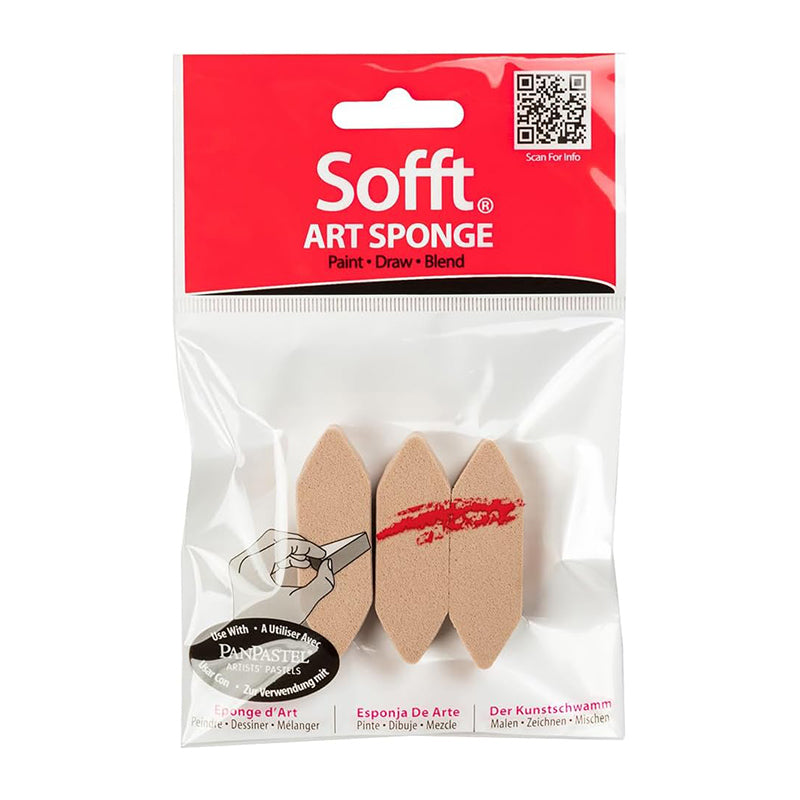 PANPASTEL Sofft Art Sponge Point Bar 3 Pcs