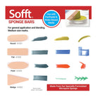 PANPASTEL Sofft Art Sponge Point Bar 3 Pcs
