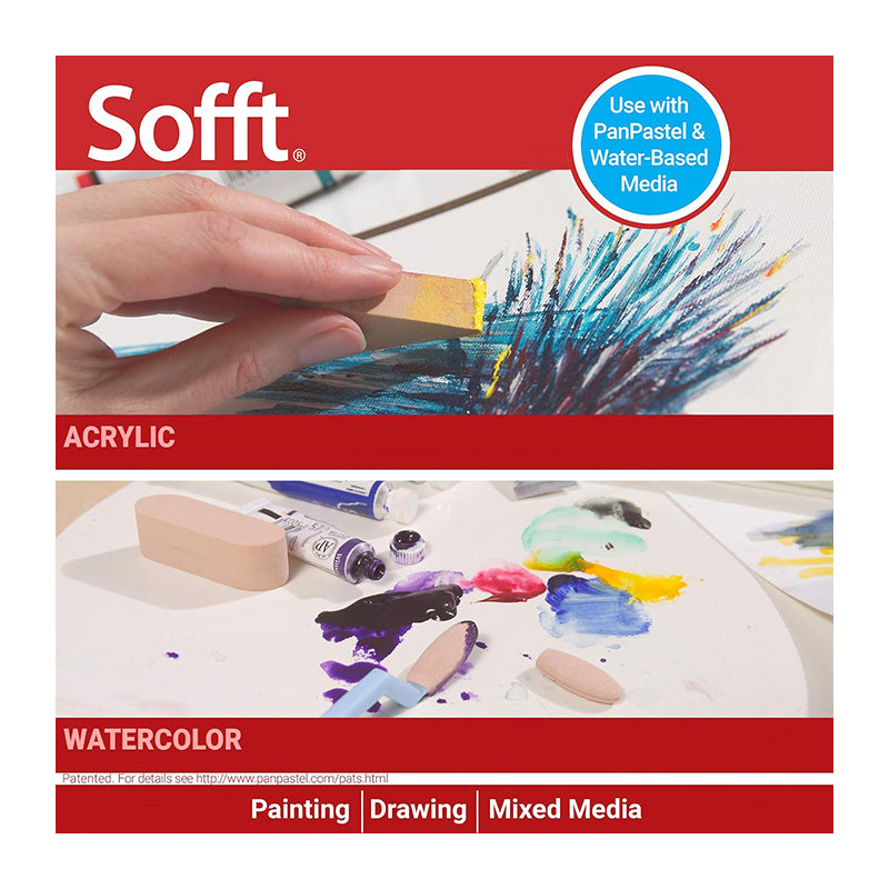PANPASTEL Sofft Art Sponge Point Bar 3 Pcs