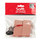 PANPASTEL Sofft Art Sponge Angle Slice Flat 2 Pcs