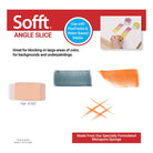 PANPASTEL Sofft Art Sponge Angle Slice Flat 2 Pcs