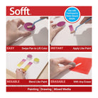 PANPASTEL Sofft Art Sponge Angle Slice Flat 2 Pcs