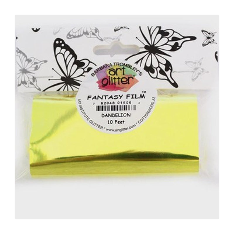 ART GLITTER Fantasy Film 4inx10ft Yellow