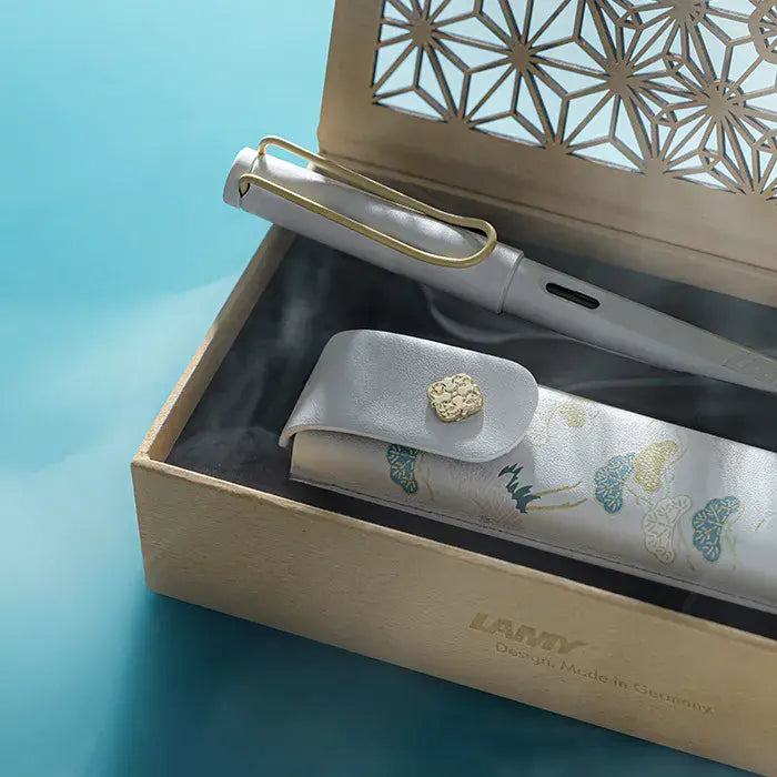 LAMY Safari x Song Dynasty LE White Jade Fountain Pen Extra Fine