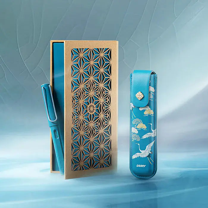 LAMY Safari x Song Dynasty LE Azure Sky Fountain Pen Extra Fine