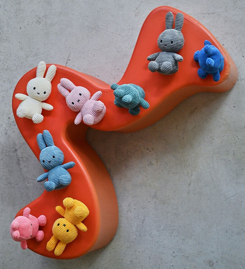 MIFFY ECO Sitting 23cm Corduroy Bubblegum Pink