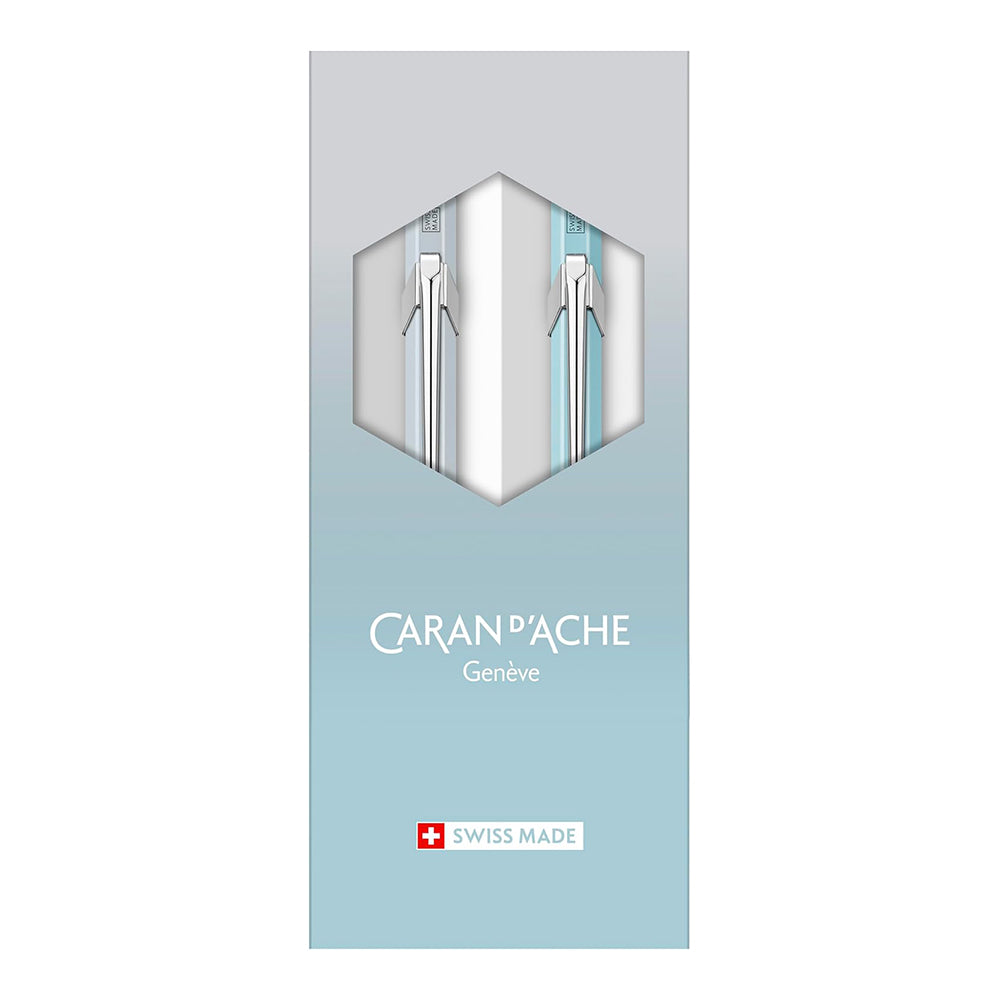 CARAN D'ACHE 849 Ball Pen x Blue Lagoon Ball Pen & Mechanical Pencil Set