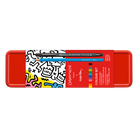 CARAN D'ACHE x Keith Haring Colour Set w/ 10 Water Soluble Colours & 1 Black Fibralo Brush
