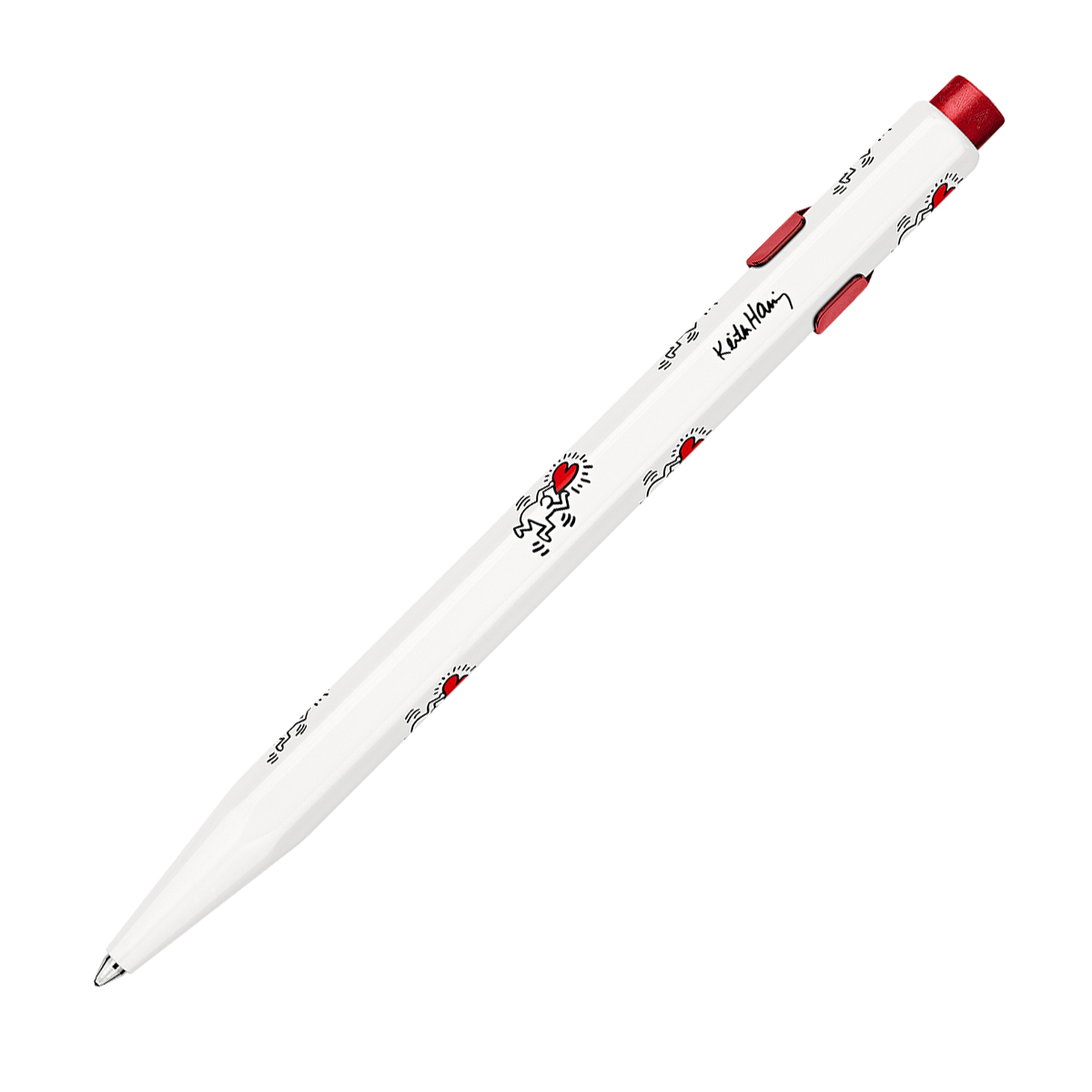CARAN D'ACHE 849 Ball Pen x Keith Haring White