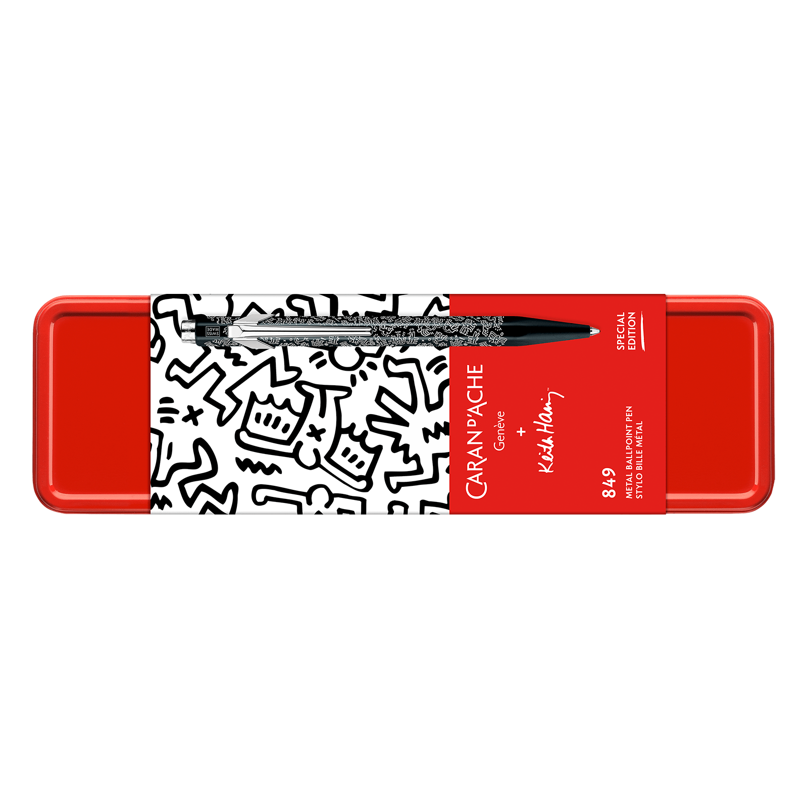 CARAN D'ACHE 849 Ball Pen x Keith Haring Black