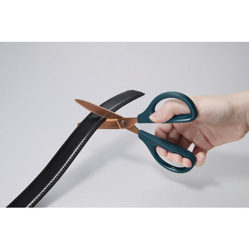 KOKUYO Saxa Scissors Titanium Glueless HSM-PTA100 Dark Blue