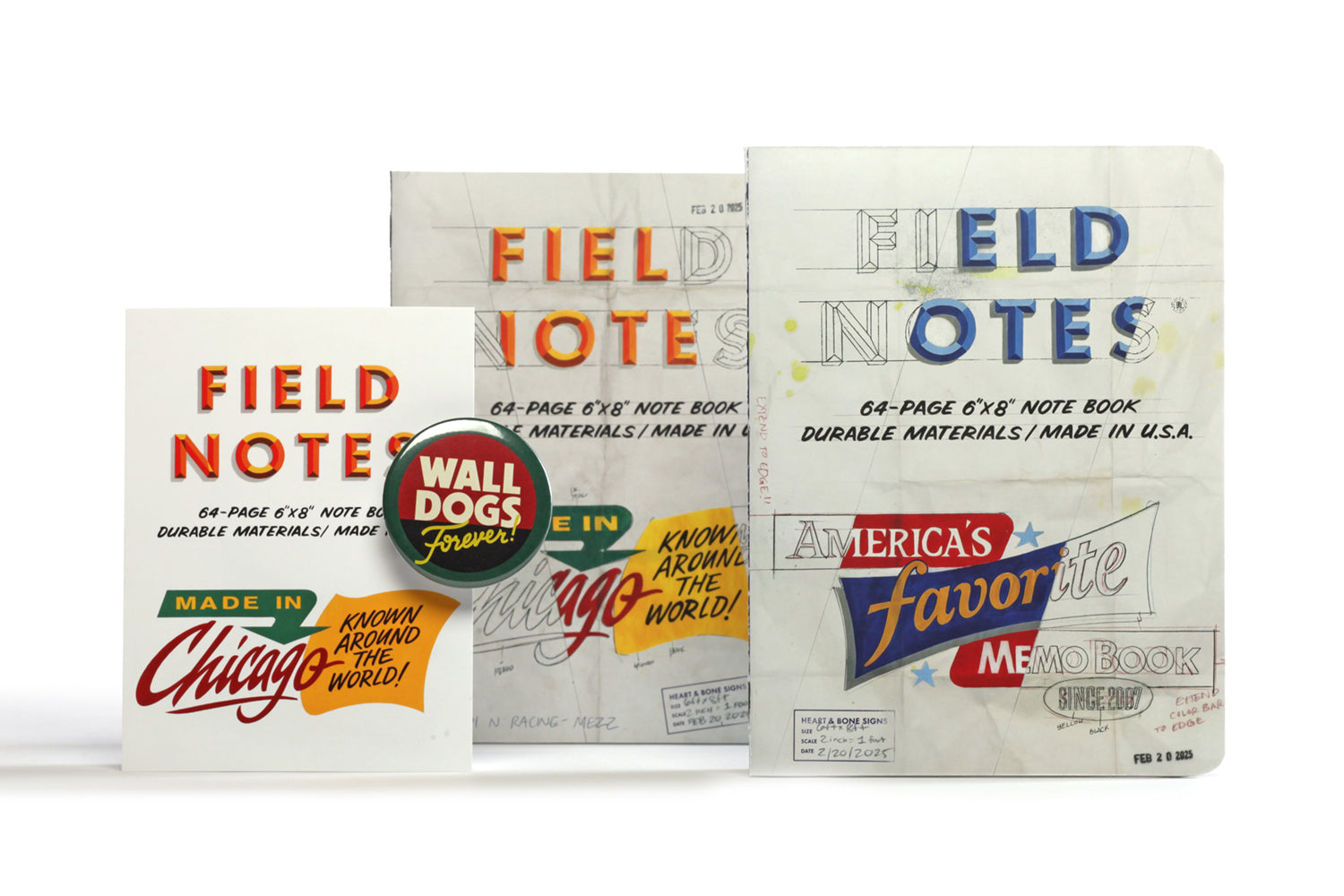 FIELD NOTES QE The Chicago Look 2-Pack