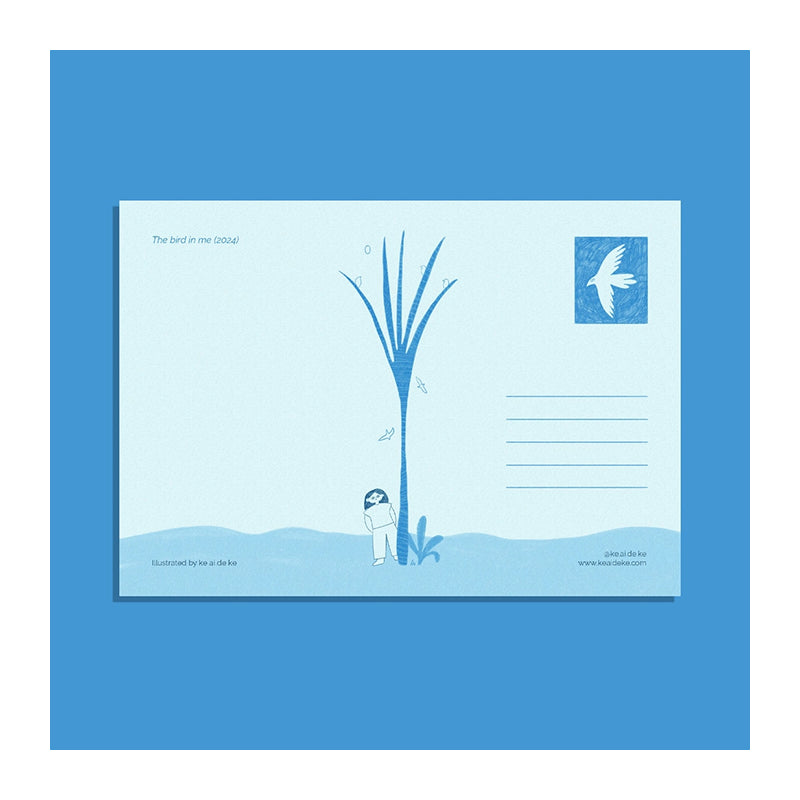 KE AI DE KE Take A Walk Postcard