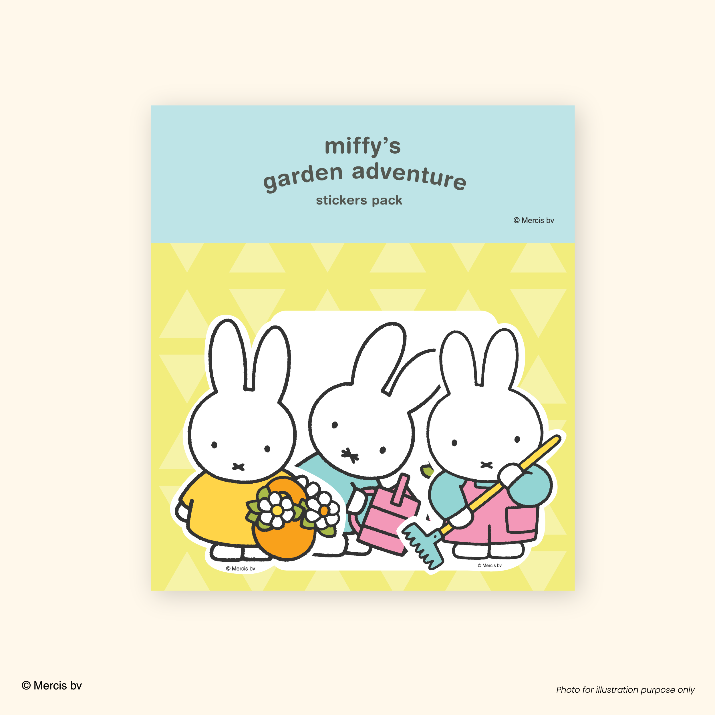 MIFFY x 70th Stickers Pack Garden Adventure