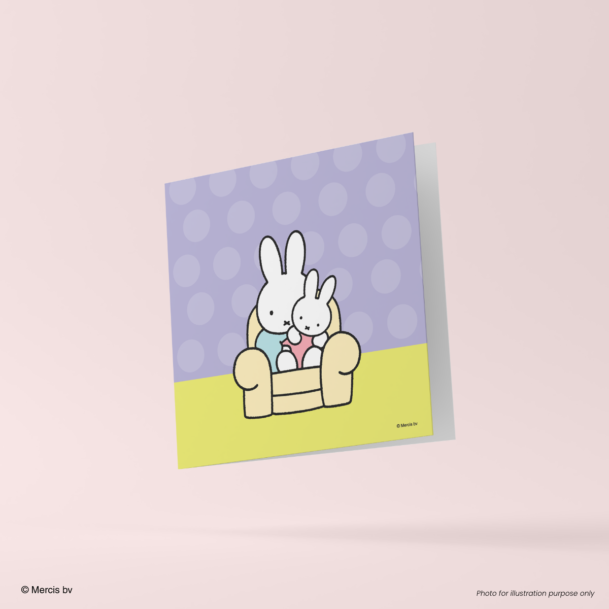 MIFFY x 70th Greeting Card 11cm x 11cm Cozy Home