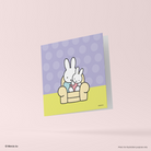 MIFFY x 70th Greeting Card 11cm x 11cm Cozy Home
