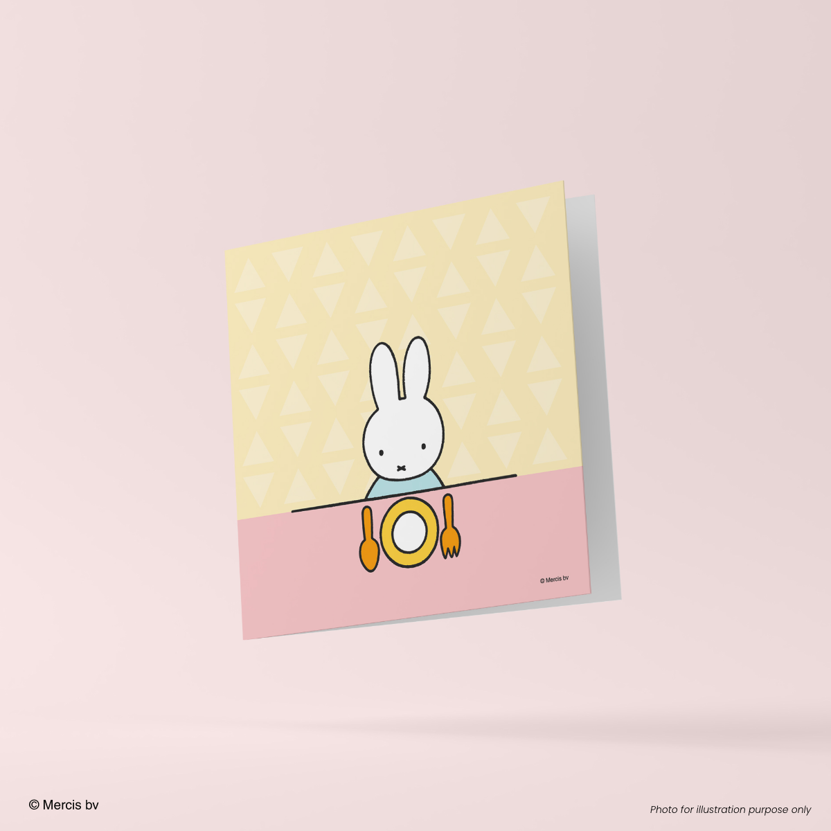 MIFFY x 70th Greeting Card 11cm x 11cm Tasty Treats