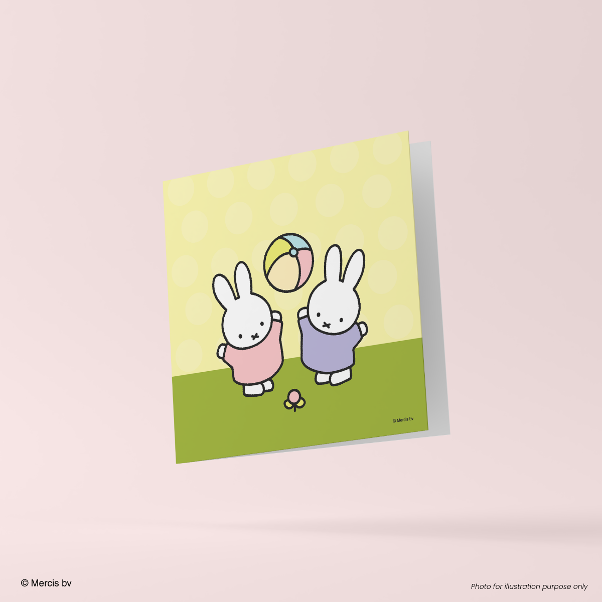 MIFFY x 70th Greeting Card 11cm x 11cm Playtime Parade