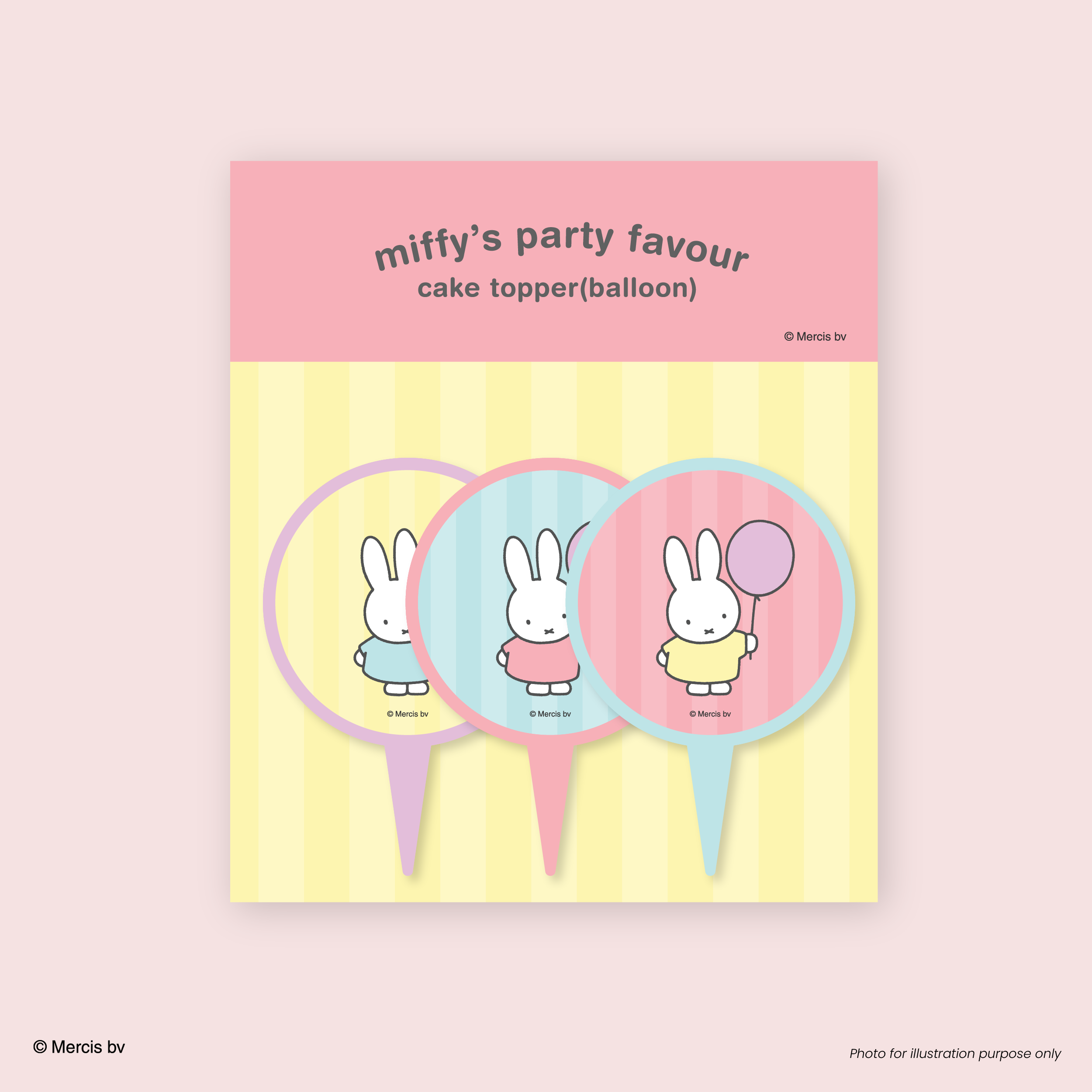 MIFFY x 70th Cake Topper Balloon