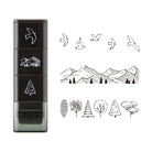 MIDORI Paintable Stamp Roller Mountain View