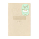 MIDORI Yuru Log Notebook B6 Free Diary Monthly 2025 Version