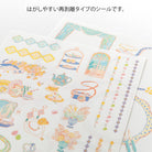 MIDORI Yuru Log Sticker 2-Sheets Travel & Hotel