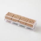 MIDORI Yuru Log Pre-Inked Stamp Animal Poses