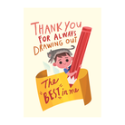 JIPPURI Card Thank You Thank You For Always Drawing Out The Best In Me