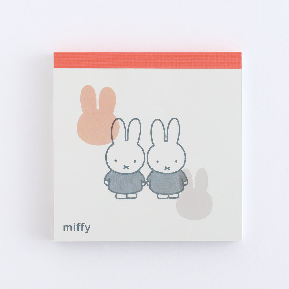 MIFFY x greenflash Memo Pad Square 10x10cm Color & Shape Friend