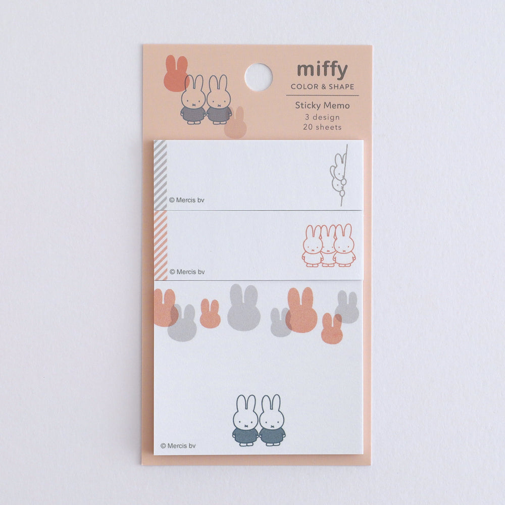 MIFFY x greenflash Sticky Memo Color & Shape Friend