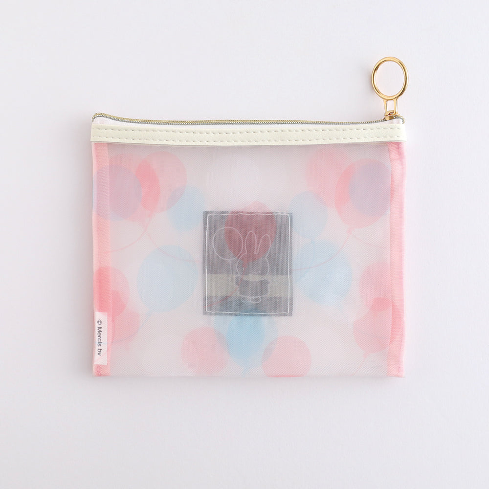 MIFFY x greenflash Mesh Cosmetic Pouch Balloon