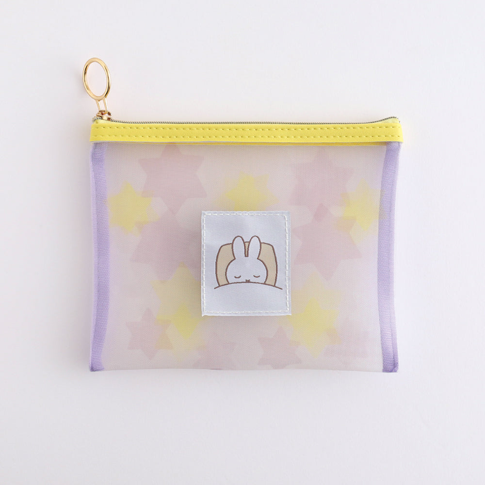 MIFFY x greenflash Mesh Cosmetic Pouch Goodnight