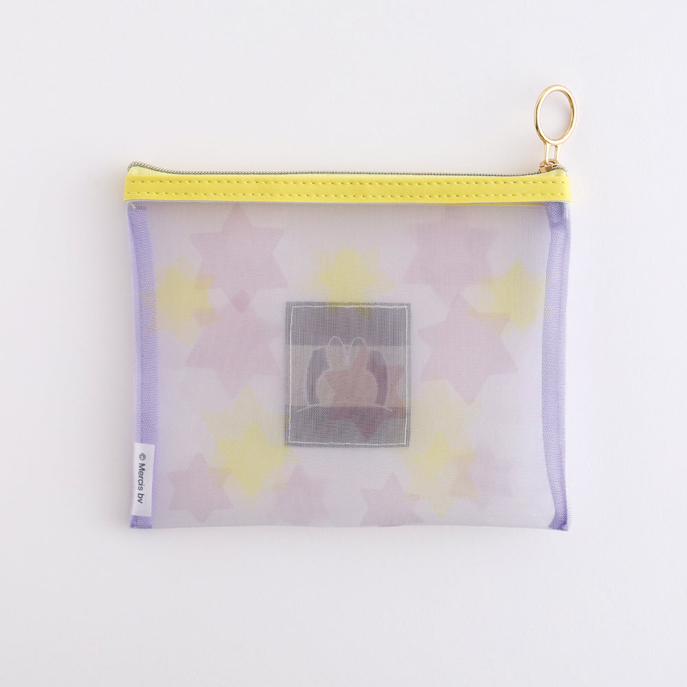 MIFFY x greenflash Mesh Cosmetic Pouch Goodnight