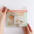 MIFFY x greenflash Mesh Cosmetic Pouch Fruits