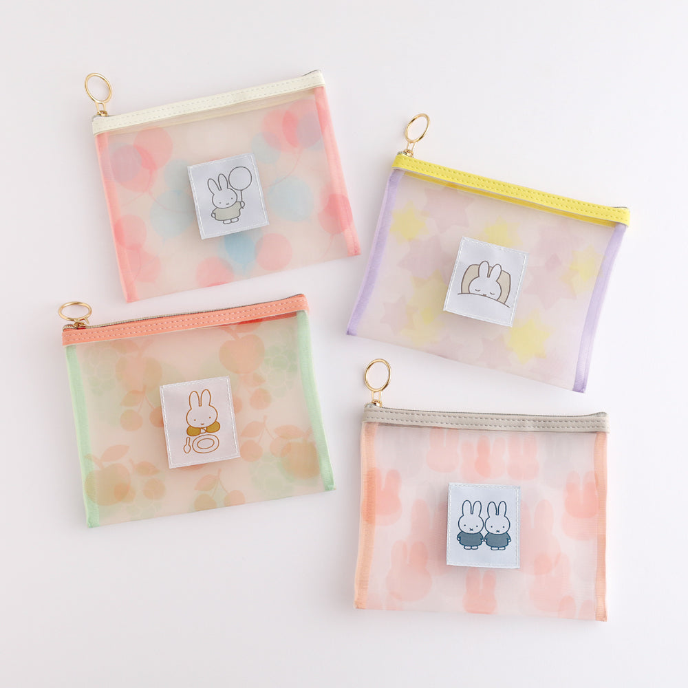 MIFFY x greenflash Mesh Cosmetic Pouch Friend