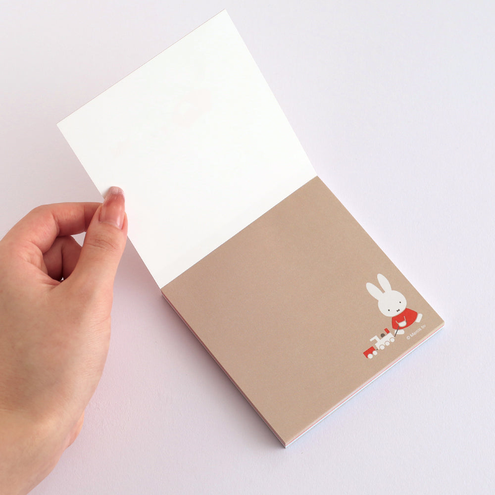 MIFFY x greenflash Memo Pad Square 10x10cm Bicolor Toy