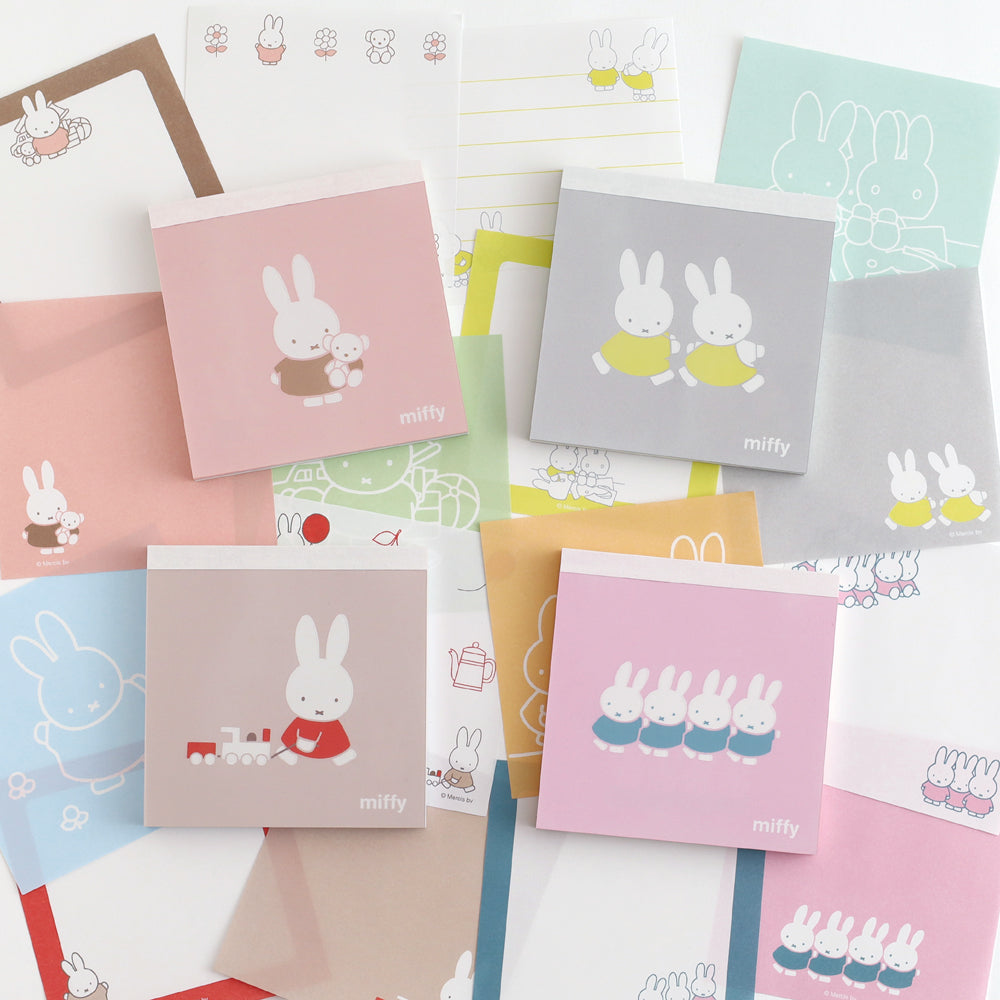 MIFFY x greenflash Memo Pad Square 10x10cm Bicolor Toy