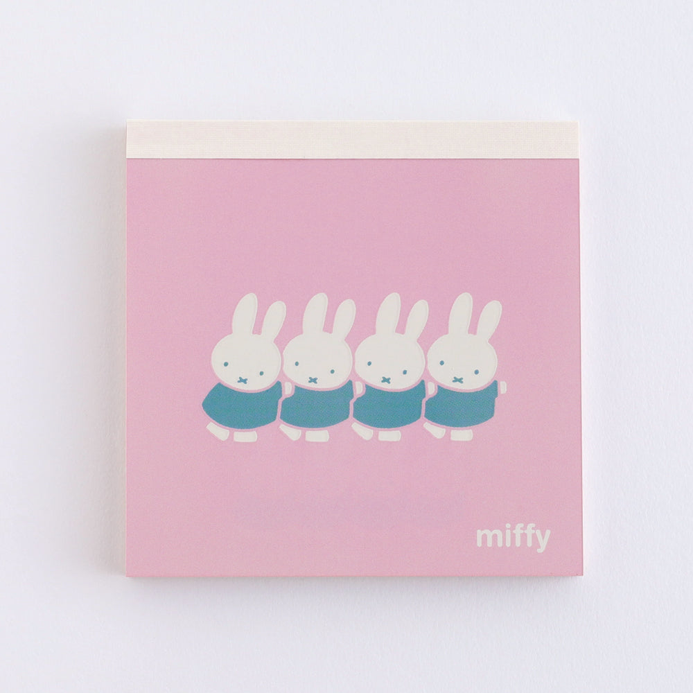 MIFFY x greenflash Memo Pad Square 10x10cm Bicolor Fun