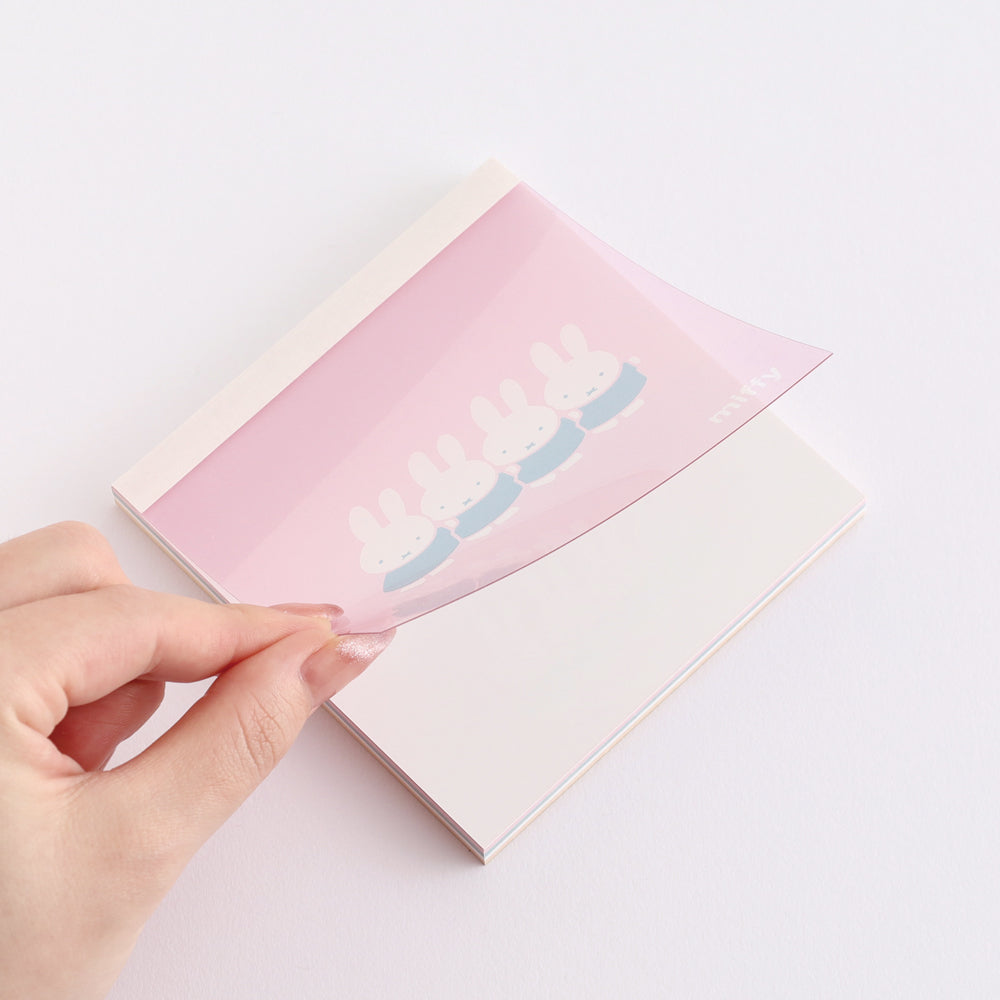 MIFFY x greenflash Memo Pad Square 10x10cm Bicolor Fun
