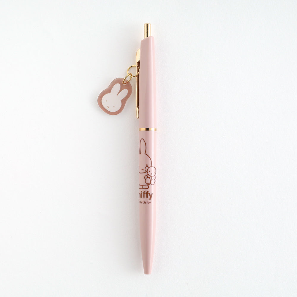MIFFY x greenflash Ball Pen with Charm Pink