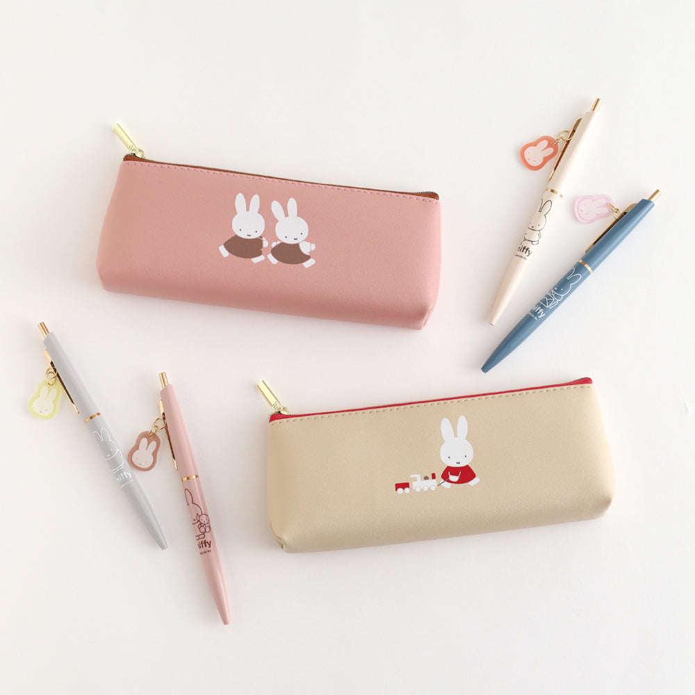 MIFFY x greenflash Ball Pen with Charm Pink