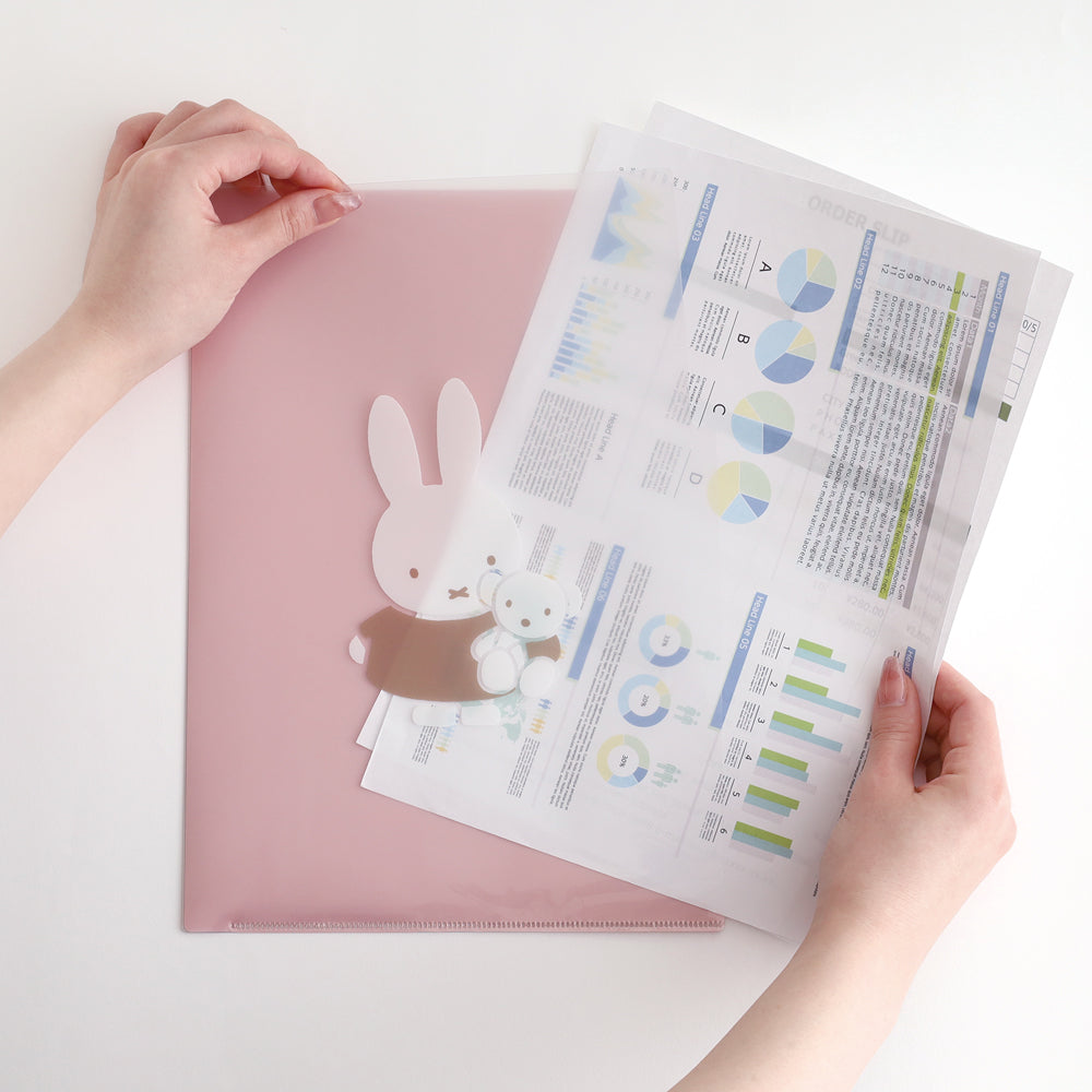 MIFFY x greenflash Pocket Clear File A4 Favorite