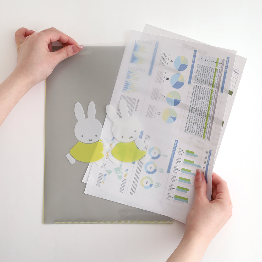 MIFFY x greenflash Pocket Clear File A4 Friend