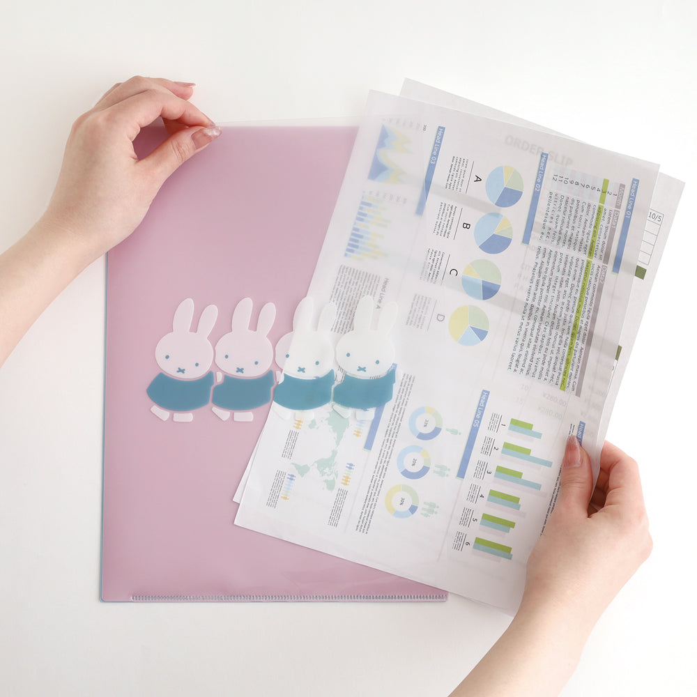 MIFFY x greenflash Pocket Clear File A4 Fun
