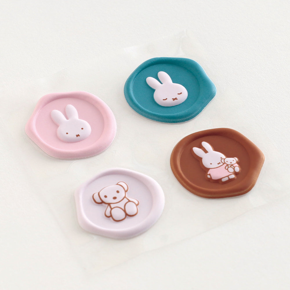 MIFFY x greenflash Sealing Wax Sticker Coral