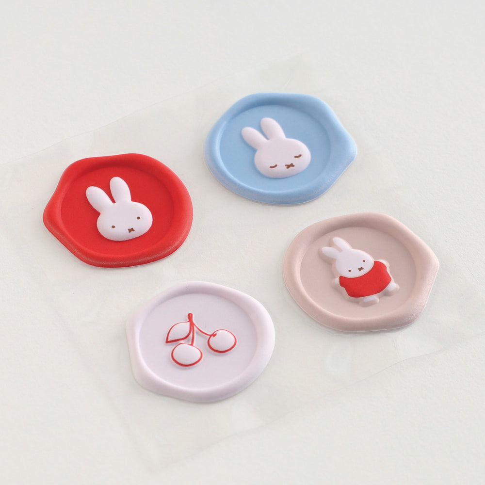 MIFFY x greenflash Sealing Wax Sticker Beige