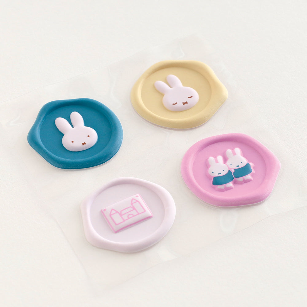 MIFFY x greenflash Sealing Wax Sticker Pink