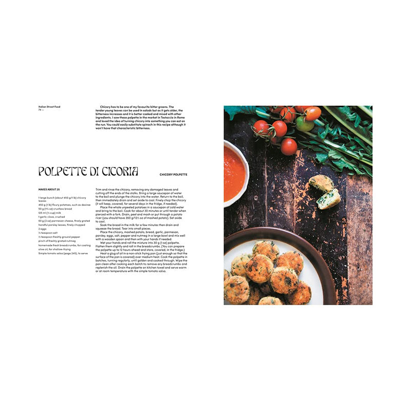 Italian Street Food: Recipes from Italy's Bars and Hidden Laneways by Paola Bacchia