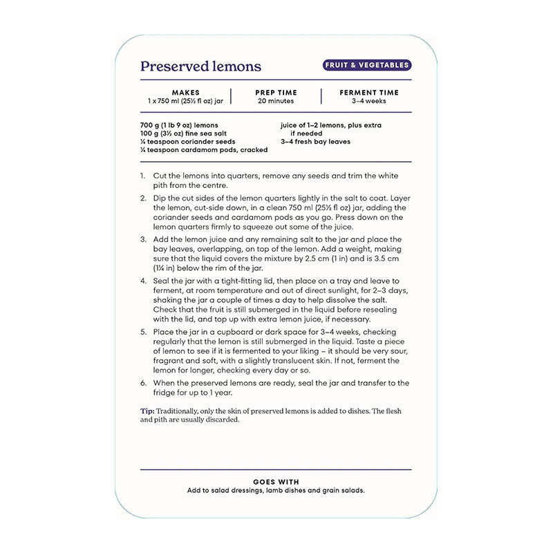 The Fermentation Deck: 50 Recipes for a Cultured Life