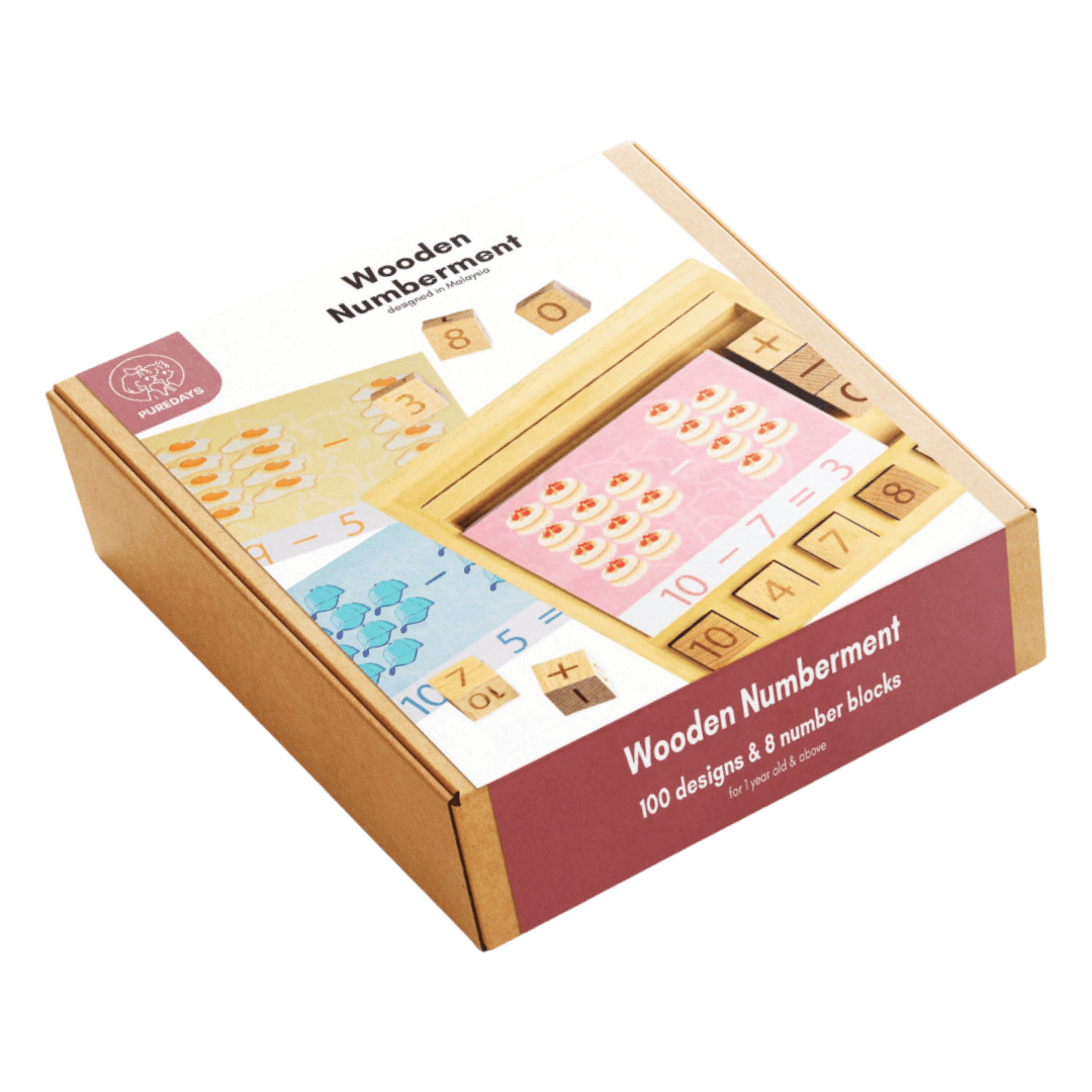 PURE DAYS Wooden Numberment